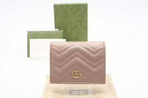 gucci 財布 二つ折り ピンクの通販｜au PAY マーケット