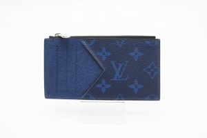 ☆安心の3大保証☆ ABランク ≪LOUIS VUITTON ルイ ヴィトン/コインケース≫ M30270 タイガラマ コインカード ホルダー コバルト ブルー 