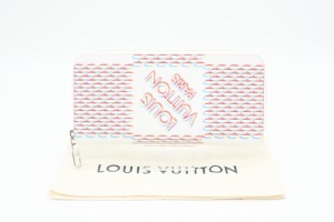 ☆安心の3大保証☆ Aランク ≪LOUIS VUITTON ルイ ヴィトン/ジッピーウォレット≫ M81403 ダミエ スプレー ヴェルティカル ホワイト マル