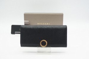 ☆安心の3大保証☆ ABランク ≪BVLGARI ブルガリ/二つ折り長財布≫ 291697 ブルガリ ブルガリ メタリックカルングススキン ラージウォレ