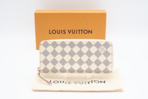 ☆安心の3大保証☆ Aランク ≪LOUIS VUITTON ルイ ヴィトン/ジッピーウォレット≫ N60252 ダミエ アズール ポルトフォイユ クレマンス ロ