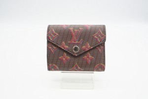 ☆安心の3大保証☆ ABランク ≪LOUIS VUITTON ルイ ヴィトン/三つ折り財布≫ M68673 LVポップ ポルトフォイユ ゾエ ローズ マルチカラー 