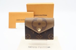 ☆安心の3大保証☆ ABランク ≪LOUIS VUITTON ルイ ヴィトン/三つ折り財布≫ M80725 モノグラム ジャイアント リバース ポルトフォイユ 