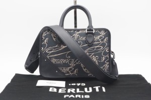 ☆安心の3大保証☆ ABランク ≪BERLUTI ベルルッティ/2WAYバッグ≫ 1_JOUR_GULLIVER_III-ZB アンジュール ガリバー スクリットアラベスク