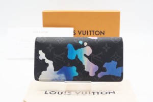 ☆安心の3大保証☆ Bランク ≪LOUIS VUITTON ルイ ヴィトン/二つ折り長財布≫ M82306 エクリプス ポルトフォイユ ブラザ NM ウィズ ア ビ