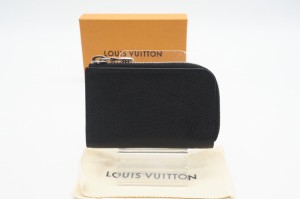 ☆安心の3大保証☆ Aランク ≪LOUIS VUITTON ルイ ヴィトン/L字ファスナーコインケース≫ M63375 タイガ ポルトモネ ジュール ノワール 