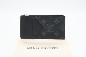 ☆安心の3大保証☆ ABランク ≪LOUIS VUITTON ルイ ヴィトン/コインケース≫ M62295 モノグラム エクリプス コイン カード ホルダー グレ