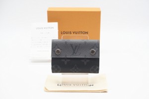 ☆安心の3大保証☆ Bランク ≪LOUIS VUITTON ルイ ヴィトン/三つ折り財布≫ M45417 エクリプス リバース ディスカバリー コンパクトウォ