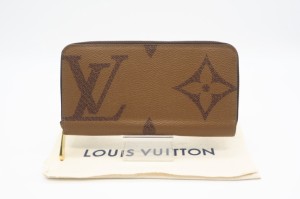 ☆安心の3大保証☆ ABランク ≪LOUIS VUITTON ルイ ヴィトン/ジッピーウォレット≫ M69353 モノグラム ジャイアント リバース ブラウン 