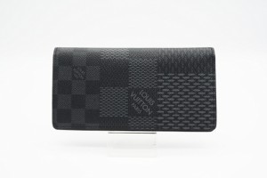 ☆安心の3大保証☆ ABランク ≪LOUIS VUITTON ルイ ヴィトン/二つ折り長財布≫ N60436 ダミエ グラフィット3D ポルトフォイユ ブラザ NM 