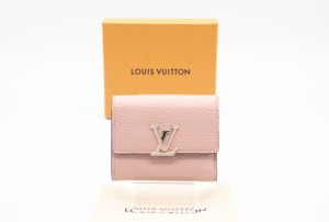 ☆安心の3大保証☆ ABランク ≪LOUIS VUITTON ルイ ヴィトン/三つ折り財布≫ M68588 ポルトフォイユ カプシーヌ XS マグノリア ピンク 美