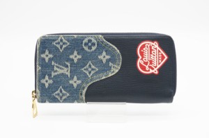 ☆安心の3大保証☆ Bランク ≪LOUIS VUITTON ルイ ヴィトン/ジッピーウォレット≫ M81107 モノグラム デニム トリヨン NIGOコラボ ヴェル