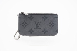 ☆安心の3大保証☆ ABランク ≪LOUIS VUITTON ルイ ヴィトン/コインケース≫ M80905 エクリプス リバース ポシェット クレ ブラック グレ