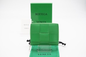 ☆安心の3大保証☆ ABランク ≪BOTTEGA VENETA ボッテガ ヴェネタ/ラウンドファスナー財布≫ 649596 カセット ジップアラウンドウォレッ