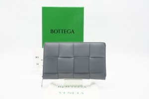 ☆安心の3大保証☆ Aランク ≪BOTTEGA VENETA ボッテガ ヴェネタ/ラウンドファスナー長財布≫ 649607 カセット ジップアラウンド ウォレ