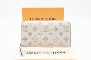 ☆安心の3大保証☆ Bランク ≪LOUIS VUITTON ルイ ヴィトン/ラウンドファスナー長財布≫ M61869 マヒナ ジッピーウォレット イヴォワール