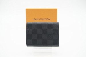 ☆安心の3大保証☆ ABランク ≪LOUIS VUITTON ルイ ヴィトン/二つ折りカードケース≫ N63338 グラフィット アンヴェロップ カルト ドゥ 