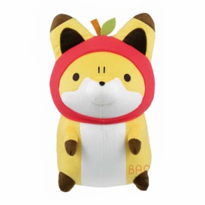 【たぬきつ めちゃでかぬい キツネ 単品】タヌキとキツネ めちゃでかぬいぐるみキツネ でせずあんあっぽー 約31cm ぬいぐるみ