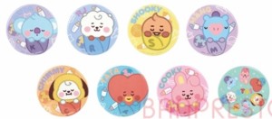 12月26日入荷予定【BT21 グリッター缶バッジ BABY SLEEPY TIME 全7種セット】BTS 缶バッジ 缶バッチ