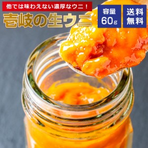 うに ウニ 瓶詰め 生 送料無料 60g 壱岐 長崎 ムラサキウニ うにめし 海鮮丼 ギフト  h50