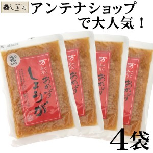 万能おかずしょうが 130g 4袋 セット 万能おかず生姜 四国建商 送料無料