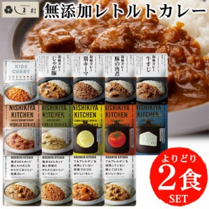 にしきや 無添加 レトルトカレー 選べる 2種 セット NISHIKIYA KITCHEN よりどり 組み合わせ 送料無料 メール便