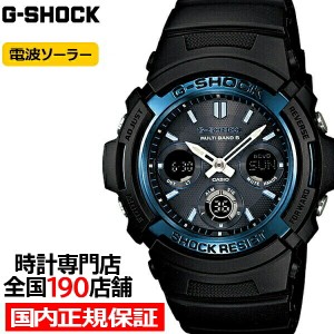 G-SHOCK BASIC 電波ソーラー メンズ 腕時計 アナログ デジタル ブラック AWG-M100A-1AJF カシオ 国内正規品