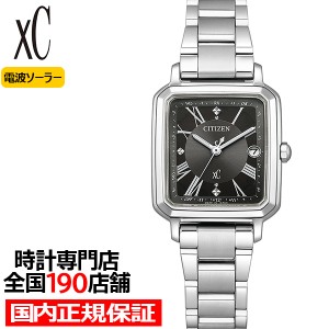 4月4日発売 シチズン xC クロスシー hikari collection ヒカリコレクション スクエア2wayモデル ES9500-69E レディース 腕時計 電波 角型
