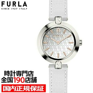 FURLA フルラ LOGO LINKS フルラロゴリンクス FL-WW00006001L1 レディース 腕時計 クオーツ 電池式 革ベルト ホワイト シルバー