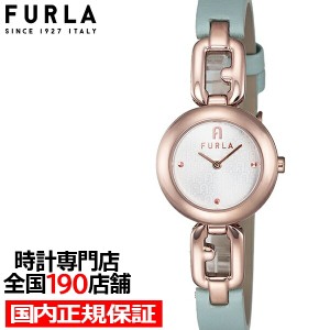 FURLA フルラ ARCO CHAIN アルコチェーン ミントカラー コレクション FL-WW00015010L5 レディース 腕時計 クオーツ 電池式 革ベルト