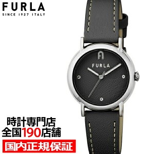 FURLA フルラ EASY SHAPE イージーシェイプ 限定モデル FL-WW00024015L1 レディース 腕時計 クオーツ 電池式 革ベルト ブラック