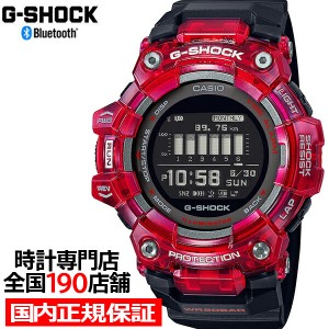 G-SHOCK G-SQUAD スケルトン GBD-100SM-4A1JF メンズ 腕時計 電池式 Bluetooth デジタル レッド 反転液晶 国内正規品