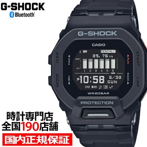 G-SHOCK G-SQUAD GBD-200シリーズ GBD-200-1JF メンズ 腕時計 電池式 Bluetooth 樹脂バンド ブラック 反転液晶 国内正規品 カシオ