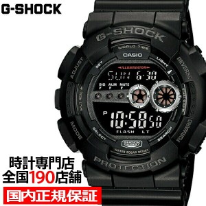 G-SHOCK GD-100-1BJF メンズ 腕時計 デジタル ブラック GD100 反転液晶 カシオ 国内正規品