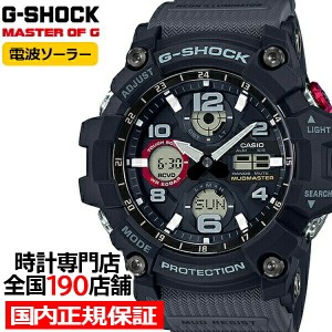 G-SHOCK マスターオブG MUDMASTER マッドマスター 電波ソーラー メンズ 腕時計 アナログ デジタル ブラック GWG-100-1A8JF 国内正規品 カ