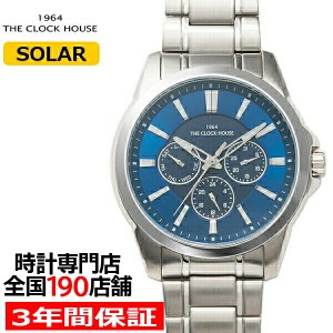 ザ・クロックハウス MBC1006-BL1A ビジネスカジュアル メンズ 腕時計 ソーラー ステンレス ブルー