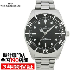 ザ・クロックハウス MBC5002-BK1A ビジネスカジュアル メンズ 腕時計 クオーツ ステンレス ブラック リーズナブル THE CLOCK HOUSE