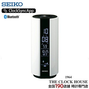 セイコー マルチサウンドクロック 目覚時計 置時計 ホワイト Bluetooth ラジオ スピーカー 防水 SS201W