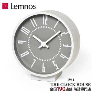 タカタレムノス デザインオブジェクト eki clock s エキ クロック エス 置き時計 クオーツ 電池式 グレー 五十嵐 威暢 TIL19-08GY