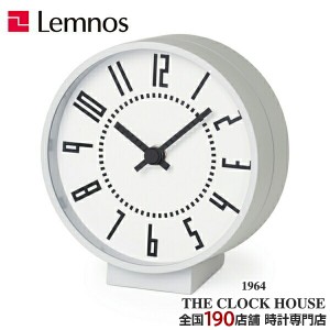 タカタレムノス デザインオブジェクト eki clock s エキ クロック エス 置き時計 クオーツ 電池式 ホワイト 五十嵐 威暢 TIL19-08WH