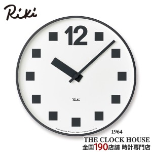 リキ パブリック クロック 掛時計 ホワイト シンプル WR17-08 RIKI PUBLIC CLOCK タカタレムノス