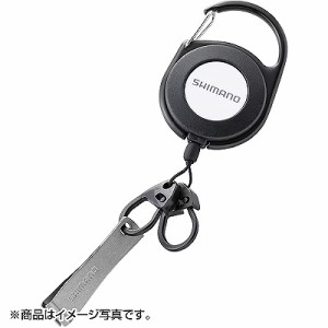 (4969363857811)SHIMANO(シマノ) カラビナリール ラインカッター付 ホワイト UH-203W