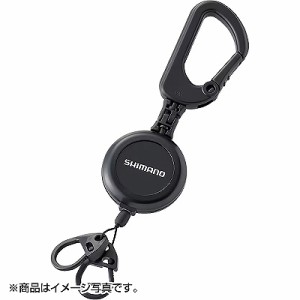 (4969363857828)SHIMANO(シマノ) カラビナリールCR ブラック UH-211W