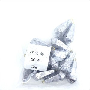 六角鉛 30号 1kg詰 石鯛 仕掛け