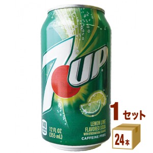 セブンアップ 7UP 缶 炭酸飲料  355ml×24本×1ケース (24本) 飲料