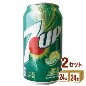 セブンアップ 7UP 缶 炭酸飲料  355ml×24本×2ケース (48本) 飲料