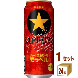 サッポロ 生ビール 黒ラベル エクストラドラフト  500ml×24本×1ケース (24本) ビール