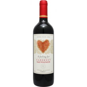 ア フィーリング フォー カベルネソーヴィニヨン 赤ワイン ハート チリ 750ml×1本   ワイン【取り寄せ品　メーカー在庫次第となります】