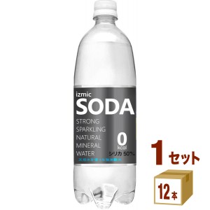 イズミック SODA（ソーダ）天然水　強炭酸水 1000ml×12本×1ケース (12本) （スマートプレミアム）炭酸水 水 炭酸 シリカ イズミックソ