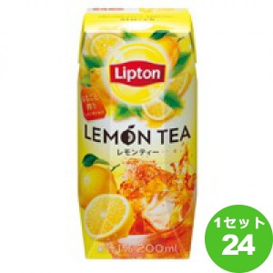 森永 リプトン レモンティー パック  200ml×24本 飲料【チルドセンターより直送・同梱不可】